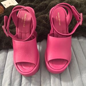 Paloma Barcelo Hot Pink Sandals